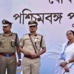 Kolkata: West Bengal Chief Minister Mamata Banerjee and Kolkata Police Commissioner Rajeev Kumar during the Joint Investiture ceremony of West Bengal Police and Kolkata Police, on Feb 4, 2019. (Photo: IANS) by .
