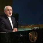 UNITED NATIONS, April 24, 2018 (Xinhua) -- Iranian Foreign Minister Mohammad Javad Zarif addresses the High-Level Meeting on Peacebuilding and Sustaining Peace at the UN headquarters in New York, April 24, 2018. UN General Assembly's High-Level Meeting on Peacebuilding and Sustaining Peace kicked here on Tuesday and is to run through Wednesday. (Xinhua/Li Muzi/IANS) by .