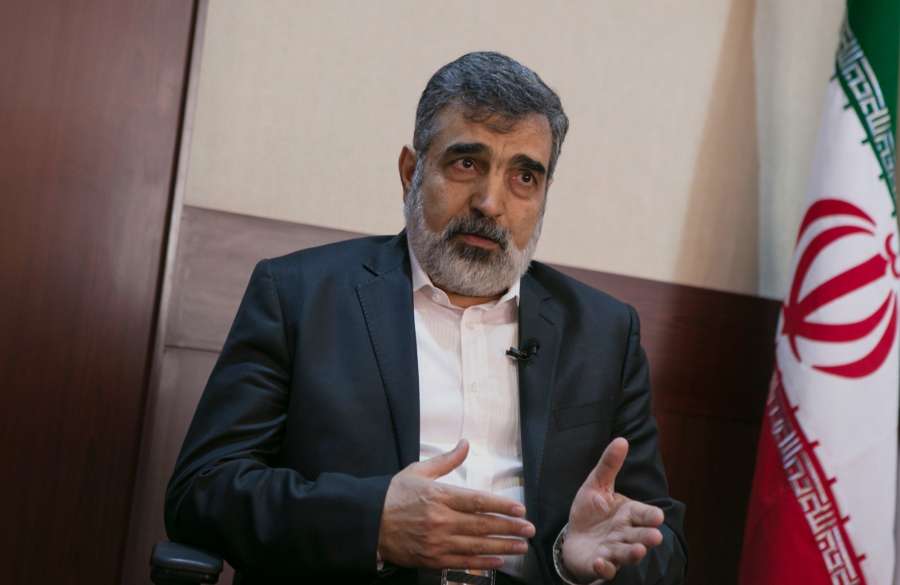TEHRAN, Dec. 20, 2017 (Xinhua) -- Spokesman for the Atomic Energy Organization of Iran Behrouz Kamalvandi speaks during an exclusive interview with Xinhua in Tehran, Iran, on Dec. 20, 2017. Iran would keep its right to strike back if the United States is not going to suspend the sanctions against Iran, the spokesman for Atomic Energy Organization of Iran said in an exclusive interview with Xinhua on Wednesday. (Xinhua/Ahmad Halabisaz/IANS) by . 