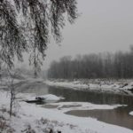 Srinagar: A view of Jhelum river after fresh snowfall in Srinagar on Jan 25, 2019. (Photo: IANS) by .
