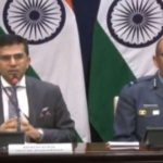 New Delhi: MEA spokesperson Raveesh Kumar and Air Vice Marshal RGK Kapoor address media in New Delhi on Feb 27, 2019. (Photo: IANS/PIB) by .