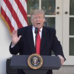 WASHINGTON, Jan. 25, 2019 (Xinhua) -- U.S. President Donald Trump speaks at the White House in Washington D.C., the United States, on Jan. 25, 2019. U.S. President Donald Trump said Friday that a deal has been reached to reopen the U.S. government, and that he would sign a bill to fund the government until Feb. 15. (Xinhua/Hu Yousong/IANS) by .