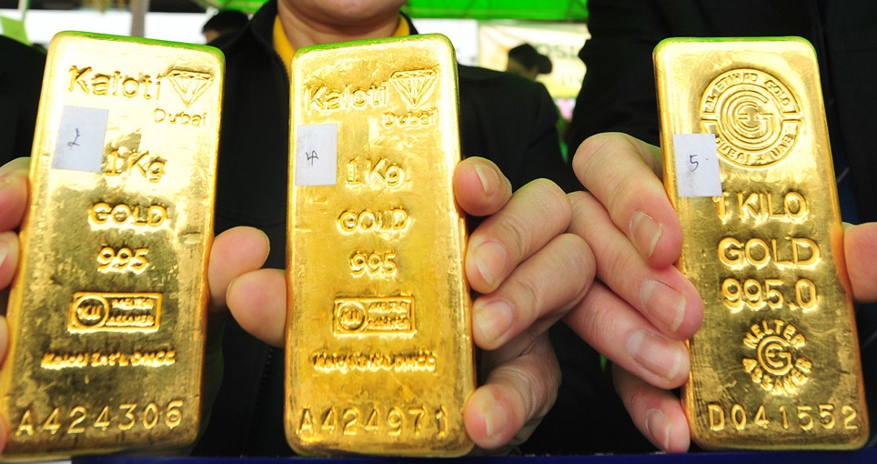 Gold bullions. (File Photos: Xinhua/Rachen Sageamsak/IANS) by .