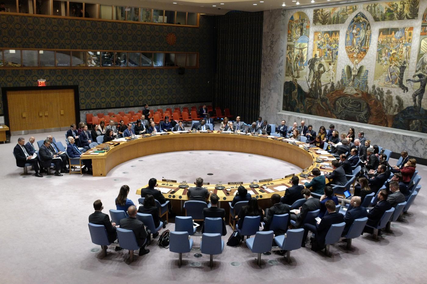 UN-SECURITY COUNCIL-MIDDLE EAST-GOLAN HEIGHTS by LI MUZI. 