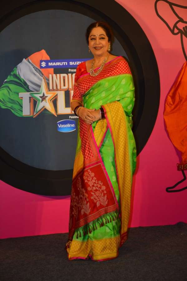 Mumbai: Actress Kirron Kher at the launch of reality show "India's Got Talent" in Mumbai on Oct 13, 2018. (Photo: IANS) by .