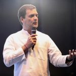 Imphal: Congress President Rahul Gandhi interacts with students in Imphal, Manipur, on March 20, 2019. (Photo: IANS) by .