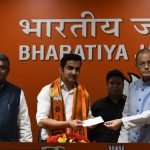 New Delhi: Former cricketer Gautam Gambhir joins BJP in the presence of Union Ministers and party leaders Ravi Shankar Prasad and Arun Jaitley, in New Delhi on March 22, 2019. (Photo: IANS) by .
