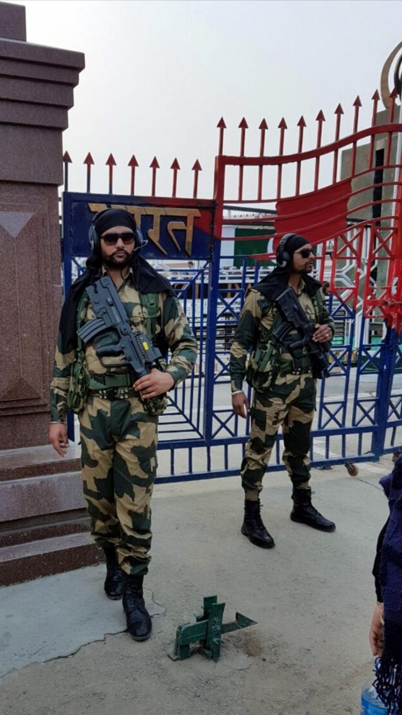 Attari (Punjab): Security beefed up at at the Attari Joint Check Post (JCP) in Punjab where a large number of people have assembled to greet Indian Air Force (IAF) pilot Abhinandan Varthaman who is likely to be released by Pakistani authorities later in the day, on March 1, 2019.The 35-year-old Wing Commander was captured on Wednesday by Pakistan after his MiG-21 Bison fighter jet was hit by Pakistan Air Force jets near the Line of Control (LoC) in Jammu and Kashmir. (Photo: IANS) by . 