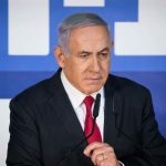 JERUSALEM, Feb. 28, 2019 (Xinhua) -- Israeli Prime Minister Benjamin Netanyahu speaks to reporters in his Jerusalem office, on Feb. 28, 2019. Israeli Prime Minister Benjamin Netanyahu on Thursday blasted the decision by the attorney general to charge him with corruption as a left-wing "conspiracy." (Xinhua/JINI/IANS) by . 