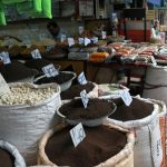 New Delhi: Spices on sale at a shop in Khari Baoli whole sale market near Chandni Chowk, in New Delhi. (File Photo: IANS) by . 