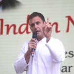 New Delhi: Congress President Rahul Gandhi addresses at the launch of party's election manifesto for the 2019 Lok Sabha polls, in New Delhi on April 2, 2019. (Photo: IANS) by . 