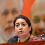 New Delhi: Union Minister and BJP leader Smriti Irani addresses a press conference in New Delhi, on March 13, 2019. (Photo: IANS) by .