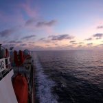 BOARD XUELONG, March 6, 2019 (Xinhua) -- Photo taken on March 5, 2019 shows the evening glow seen from China's research icebreaker Xuelong on the South China Sea. China's research icebreaker Xuelong, carrying members of China's 35th research mission to Antarctica, sailed on the South China Sea on Wednesday and is expected to return to Shanghai six days later. (Xinhua/Liu Shiping/IANS) by . 