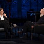 Shah Rukh Khan with David Letterman. by . 