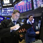 NEW YORK, May 7, 2019 (Xinhua) -- Traders work at the New York Stock Exchange in New York, the United States, on May 7, 2019. U.S. stocks ended sharply lower on Tuesday. The Dow Jones Industrial Average fell 473.39 points, or 1.79 percent, to 25,965.09. The S&P 500 decreased 48.42 points, or 1.65 percent, to 2,884.05. The Nasdaq Composite Index was down 159.53 points, or 1.96 percent, to 7,963.76. (Xinhua/Wang Ying/IANS) by . 