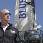 Jeff Bezos, founder of Blue Origin, inspects New Shepardâs West Texas launch facility before the rocketâs maiden voyage. (Photo: Courtesy, Blue Origin) by . 