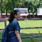 New Delhi: UPA Chairperson Sonia Gandhi arrives to attend the Congress Working Committee (CWC) meeting at the party's headquarters in New Delhi, on May 25, 2019. (Photo: IANS) by . 