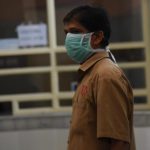 Kochi: A hospital staff seen wearing mask as a precautionary measure against the Nipah virus (NIV) at Ernakulam General Hospital, in Kochi, on June 5, 2019. (Photo: IANS) by . 