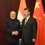 Kazakhstan (Astana): Prime Minister Narendra Modi meets the President of the People`s Republic of China, Xi Jinping, on the sidelines of the SCO Summit, in Astana, Kazakhstan on June 09, 2017. (Photo: IANS/PIB) by . 