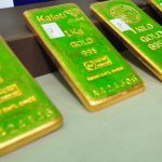Gold bullions. (File Photos: Xinhua/Rachen Sageamsak/IANS) by . 