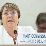 Michelle Bachelet, United Nations High Commissioner for Human Rights speaks at the at the Human Rights Council session on Monday, September 10, 2018. (Photo: UN/IANS) by . 