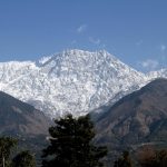 Dharamsala: A view of snow covered Dhauladhar range as seen from Dharamsala on Dec 14, 2018. (Photo: IANS) by . 