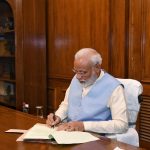 New Delhi: Prime Minister Narendra Modi takes charge of the office of the Prime Minister of India at South Block, in New Delhi on May 31, 2019. (Photo: IANS/PIB) by . 