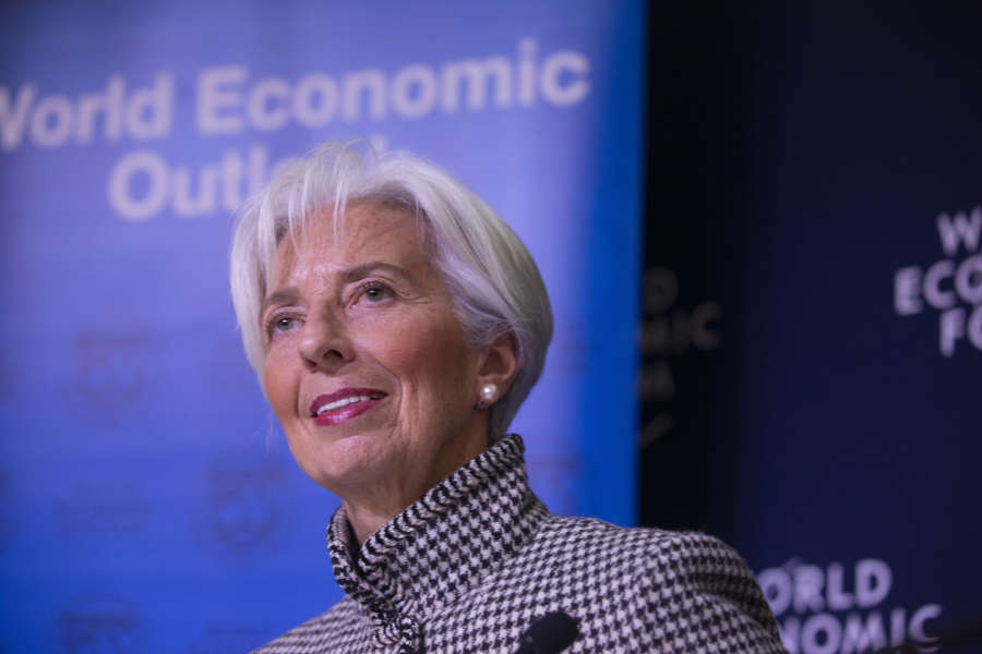 SWITZERLAND-DAVOS-IMF-WORLD ECONOMIC OUTLOOK-LOWER GROWTH FORECAST by .