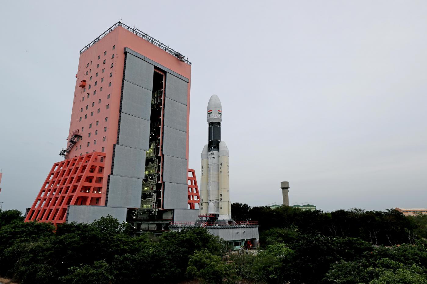 Sriharikota: The first images of 'Baahubali', India's heaviest rocket GSLV MkIII-M, were released by ISRO on Wednesday ahead of India's second moon mission 'Chandrayaan-2', which is scheduled to launch on July 15 from Sriharikota in Andhra Pradesh. The three-stage vehicle will carry Chandrayaan-2 to its designated orbit. by . 