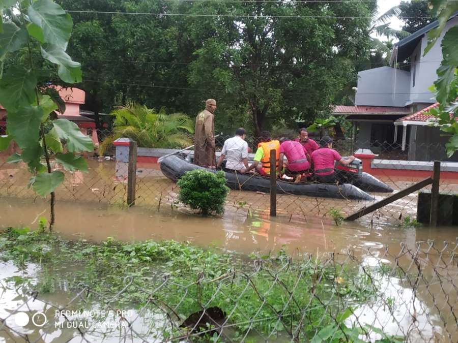 Nilambur: A view of flood hit areas of Nilambur in Kerala on Aug 8, 2019. (Photo: IANS) by . 
