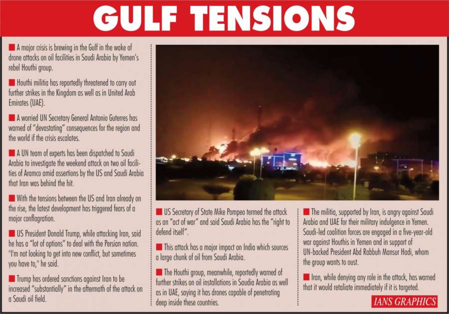 Gulf Tensions. (IANS Infographics) by .