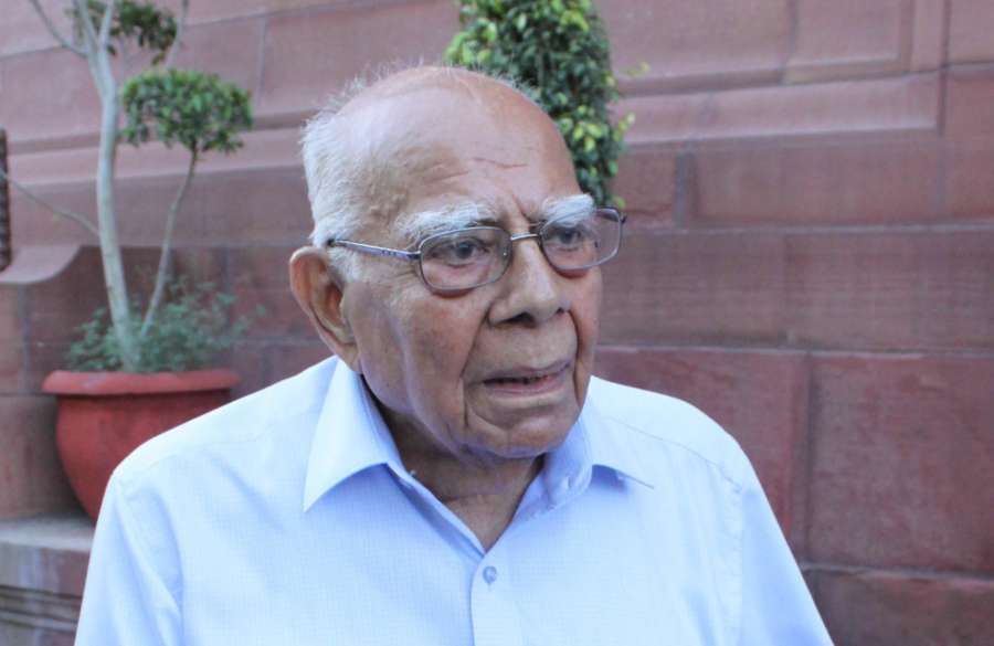 Senior advocate Ram Jethmalani. (File Photo: IANS) by .