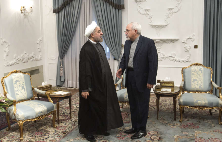 IRAN-TEHRAN-ROUHANI-ZARIF by Ahmad Halabisaz.