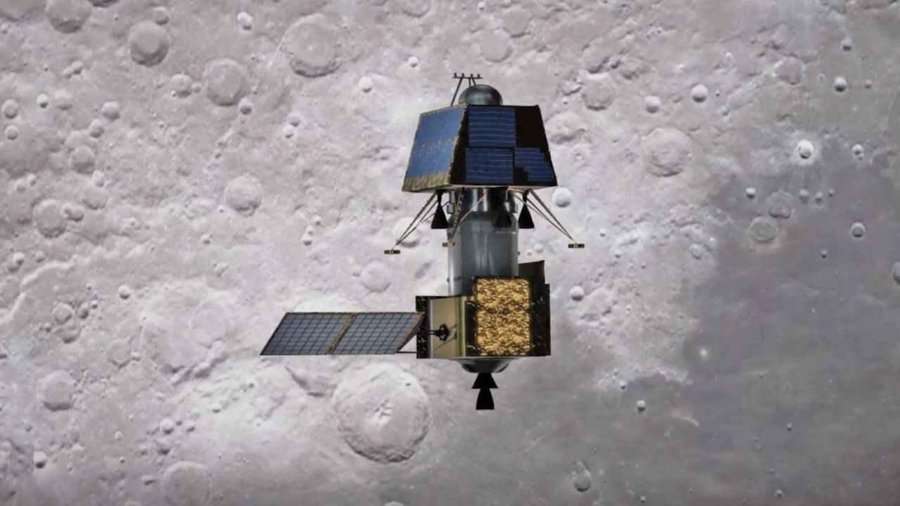 Chennai: Indiaâs first moon lander Vikram successfully separated from its mother spacecraft Chandrayaan-2 on Monday at 1.15 a.m., said Indian Space Research Organisation (ISRO). According to ISRO, the Vikram Lander is currently located in an orbit of 119 km x 127 km. The Chandrayaan-2 Orbiter continues to orbit the Moon in its existing orbit. (Photo: IANS) by .