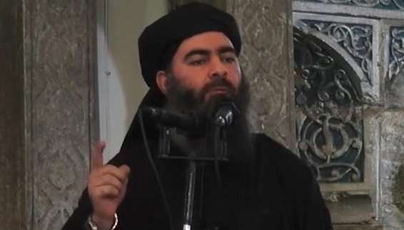 IS leader Abu Bakr Al-Baghdadi by .