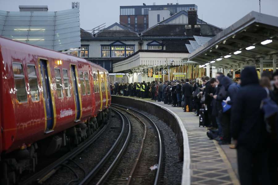 BRITAIN-LONDON-RAILWAY-STRIKE by .