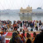 Amritsar: Sikh devotees throng the Golden Temple on during the 550th birth anniversary celebrations of Guru Nanak Dev in Amritsar on Nov 12, 2019. (Photo: IANS) by .
