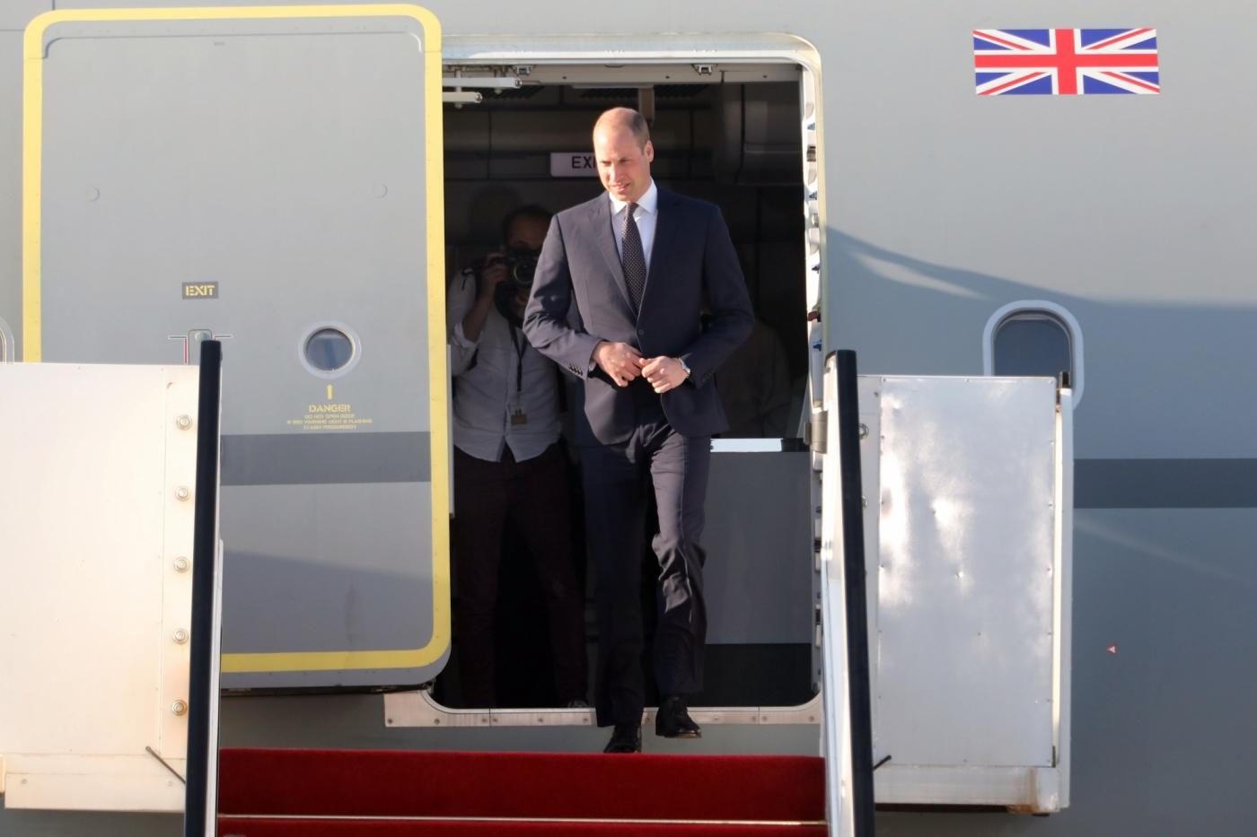 TEL AVIV, June 25, 2018 (Xinhua) -- UK's Prince William arrives at Ben Gurion Airport for a visit to Israel, on June 25, 2018. (Xinhua/JINI/Gideon Markowicz/IANS) by .