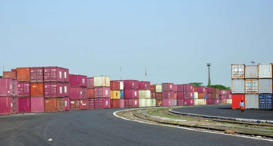 Container Terminus of Container Corporation of India. (File Photo: IANS) by .