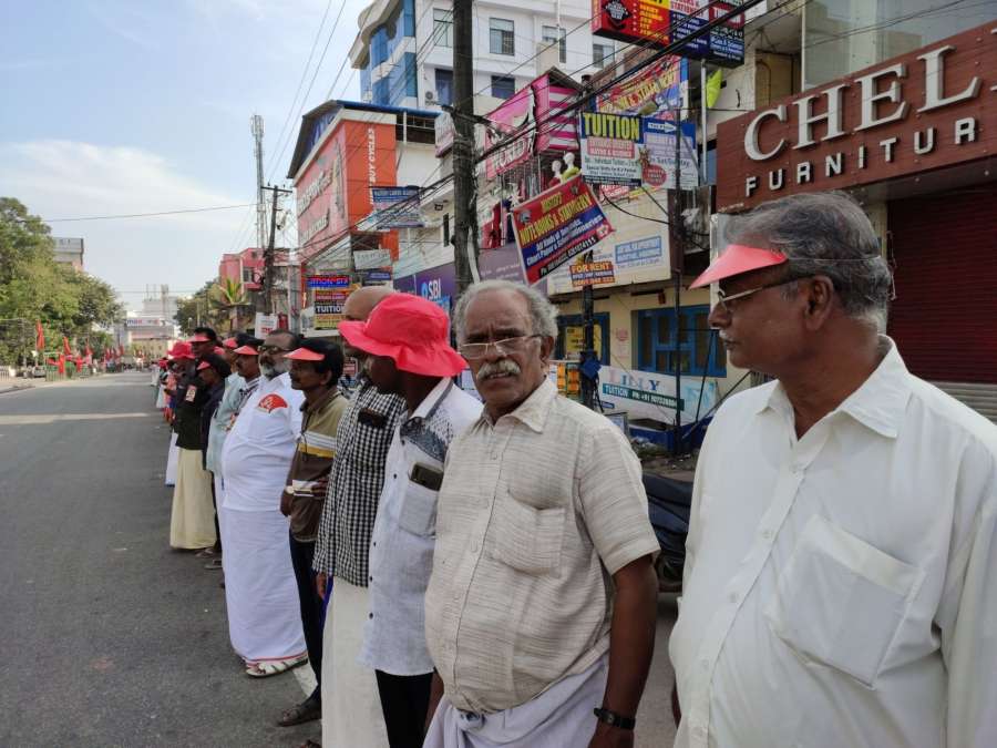 Billed as one of the biggest protests against the CAA, Kerala's CPI-M-led Left Democratic Front (LDF) on Sunday organised a human chain extending from Kasargod to the Tamil Nadu border near here, involving participation of an estimated seven million people. by .
