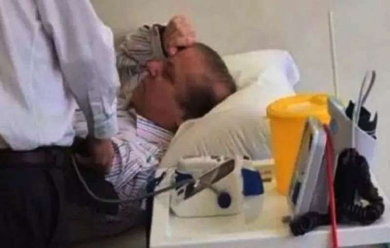 Nawaz Sharif hospitalized. by . 