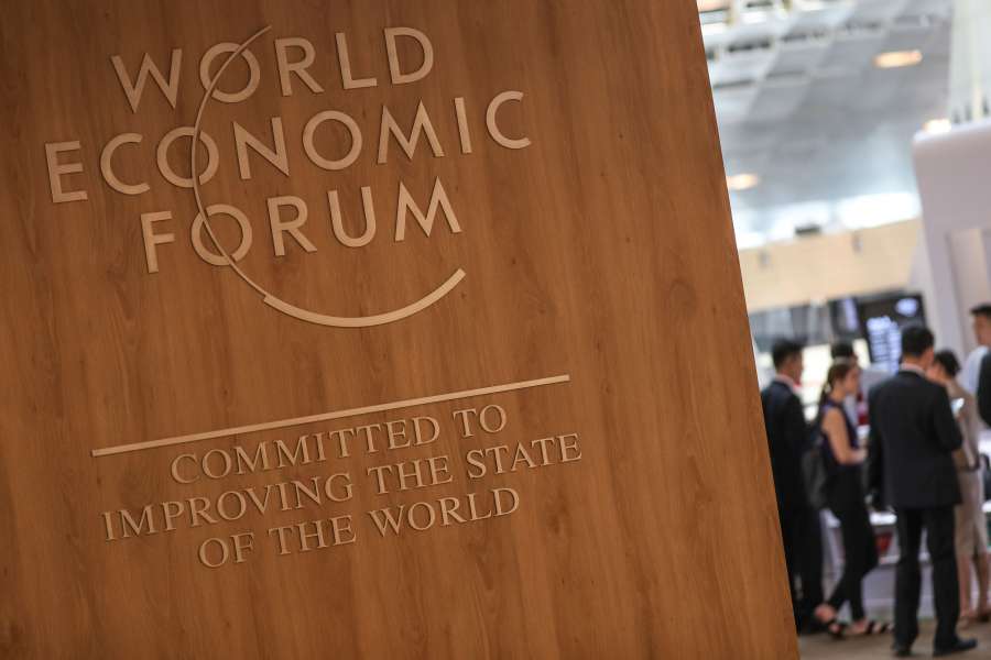 DALIAN, July 2, 2019 (Xinhua) -- Delegates are seen at the Dalian International Conference Center, venue of the Annual Meeting of the New Champions 2019, also known as Summer Davos, in Dalian, northeast China's Liaoning Province, July 2, 2019. The opening plenary of Summer Davos is held here on Tuesday. (Xinhua/Pan Yulong/IANS) by .