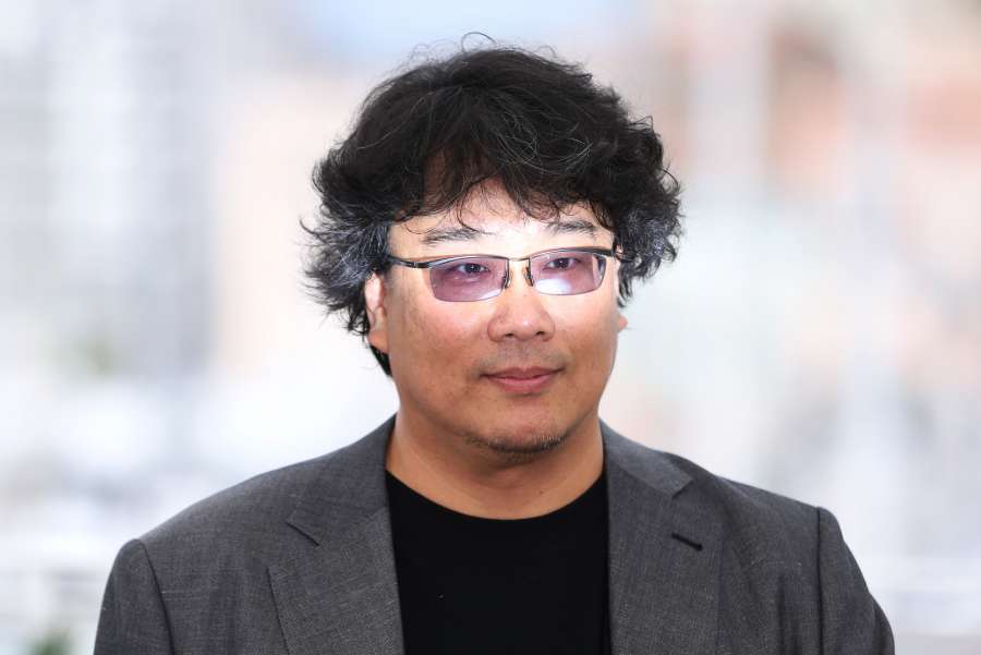 CANNES, May 22, 2019 (Xinhua) -- Director Bong Joon-ho poses during a photocall for "Parasite" at the 72nd Cannes Film Festival in Cannes, France, May 22, 2019. "Parasite" will compete for the Palme d'Or with 20 other films. (Xinhua/Gao Jing/IANS) by . 