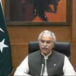 Islamabad: Pakistan Heath Minister Zafar Mirza interacts with the leaders of SAARC nations on combating COVID-19 (Coronavirus) pandemic, via video conferencing in Islamabad on March 15, 2020. (Photo: IANS/PIB) by . 