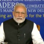 New Delhi: Prime Minister Narendra Modi interacts with the leaders of SAARC nations on combating COVID-19 (Coronavirus) pandemic, via video conferencing in New Delhi on March 15, 2020. (Photo: IANS/PIB) by . 