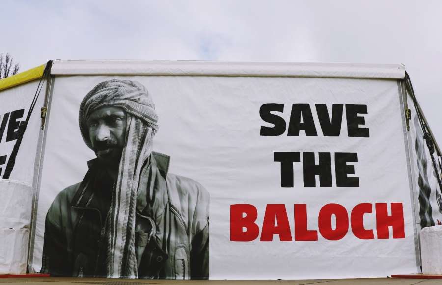 Geneva: In a strong indictment of the United Nations for its apathy towards Baloch people, human rights activists have set up a pavillion named 'Save the Baloch' right outside the United Nations office of Geneva, highlighting their genocide committed by the Islamic Republic of Pakistan. (Photo: IANS) by . 