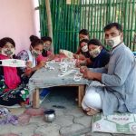 Awareness on COVID-19 through Madhubani paintings. by .