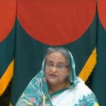 Dhaka: Bangladesh Prime Minister Sheikh Hasina interacts with the leaders of SAARC nations on combating COVID-19 (Coronavirus) pandemic, via video conferencing in Dhaka on March 15, 2020. (Photo: IANS/PIB) by . 