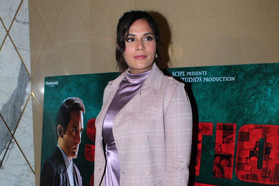 Mumbai: Actress Richa Chadha at the trailer launch of her upcoming film "Section 375" in Mumbai on Aug 13, 2019. (Photo: IANS) by . 