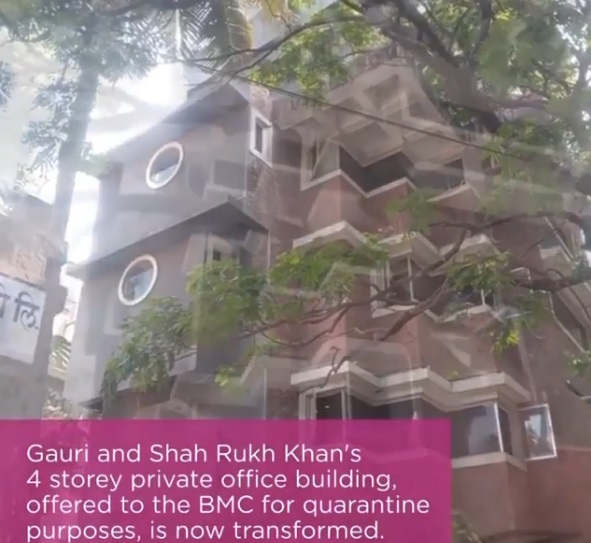 Here's how SRK-Gauri's office turned into quarantine facility. by . 